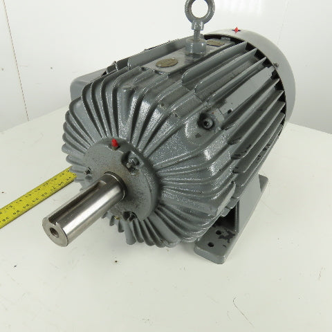 Delco 2U3070HAZQ 20/10HP 2 Speed Electric Motor 460V 3Ph 3535/1775RPM 284T Frame