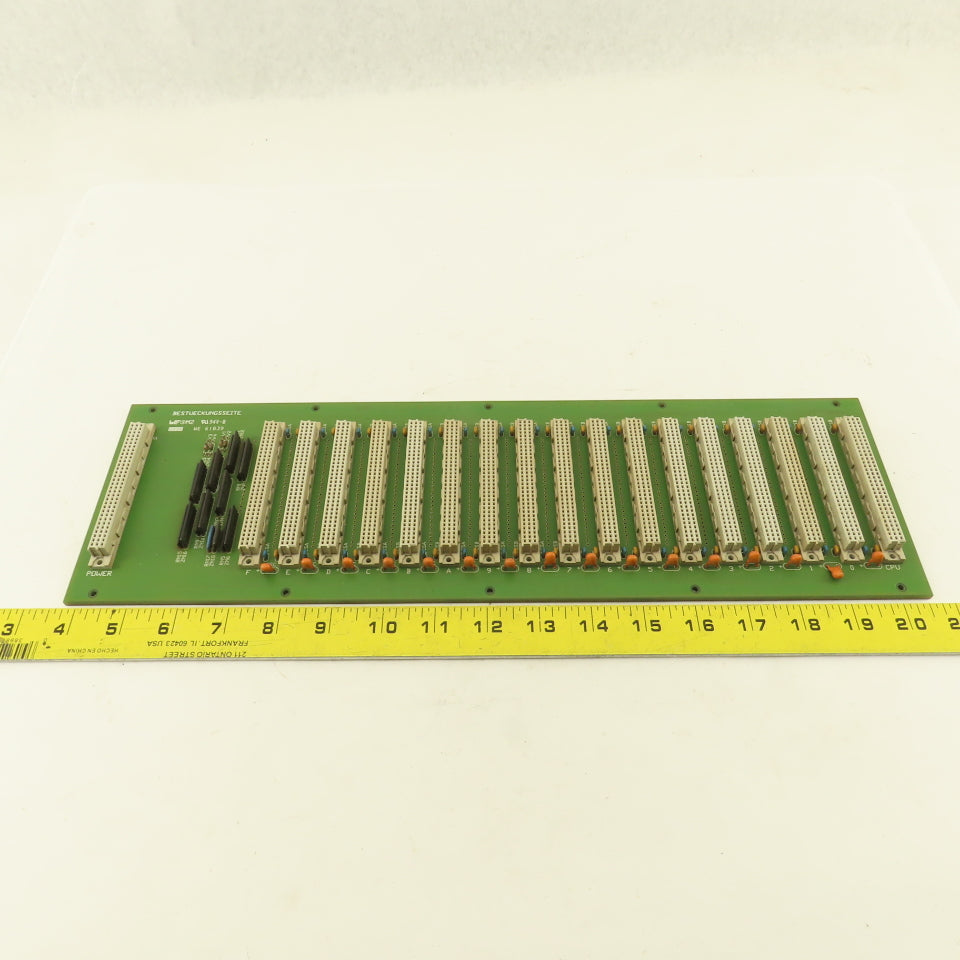 Bystronic 4503860 NCBUS E0748-5-C Motherboard Back Plane 17 Slot