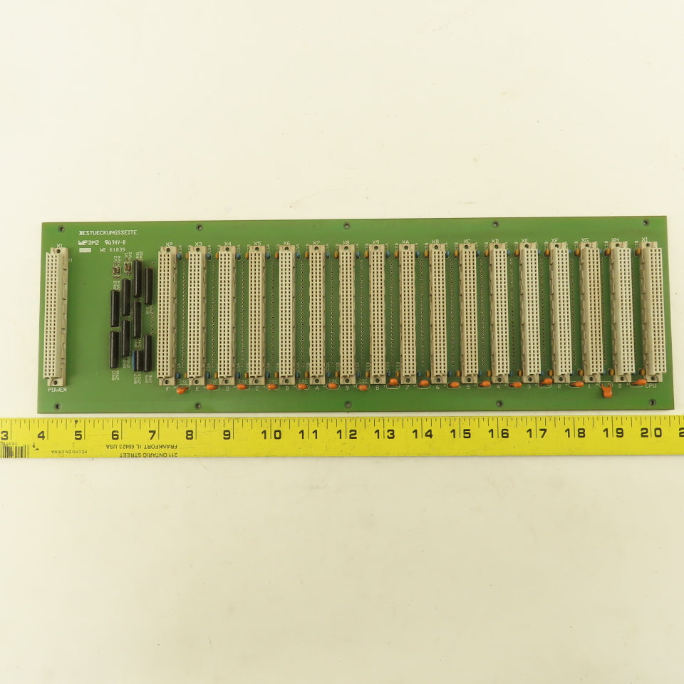 Bystronic 4503860 NCBUS E0748-5-C Motherboard Back Plane 17 Slot