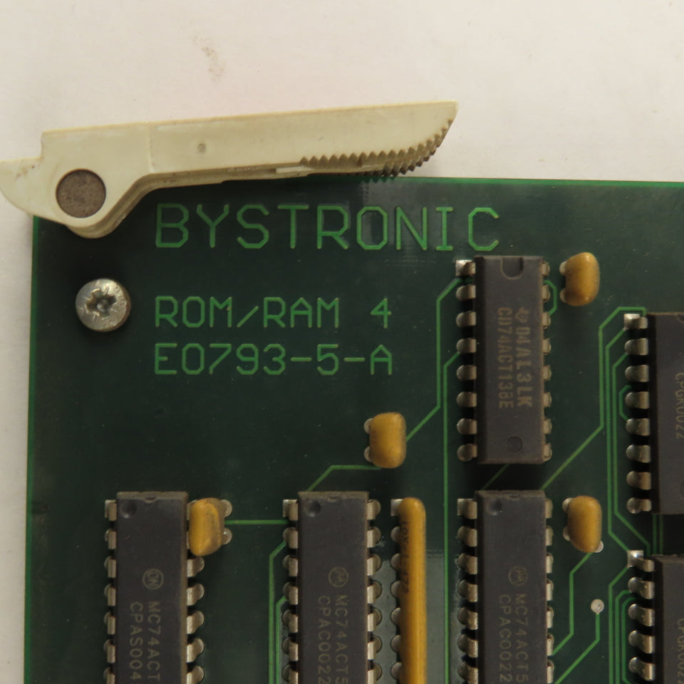 Bystronic 703987 E0793-5-A ROM/RAM 4 Circuit Board