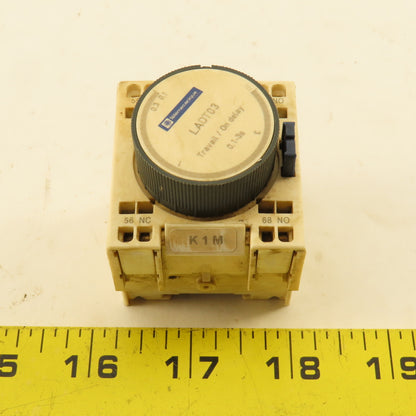 Telemecanique LADT03 Time Delay Auxiliary Contact Block 0.1-3s