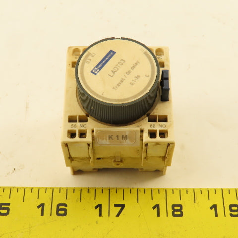 Telemecanique LADT03 Time Delay Auxiliary Contact Block 0.1-3s