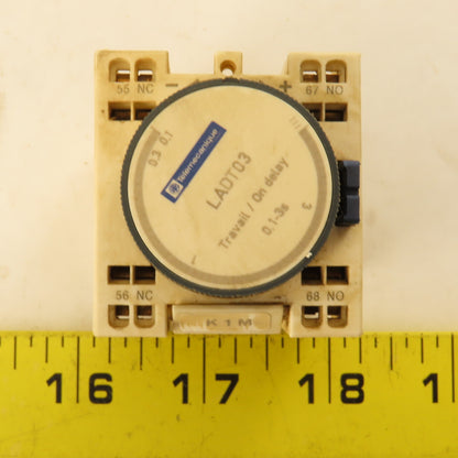 Telemecanique LADT03 Time Delay Auxiliary Contact Block 0.1-3s