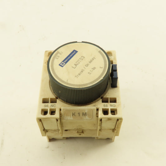 Telemecanique LADT03 Time Delay Auxiliary Contact Block 0.1-3s