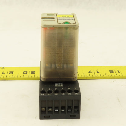 Telemecanique RUN33A22 250VAC Relay Module 24V Coil With Socket