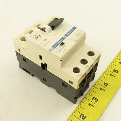 Telemecanique GV2-RT06 3 Pole Manual Motor Starter 600V 1Hp 1-1.6A Trip