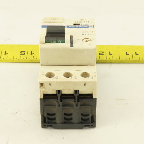 Telemecanique GV2-RT06 3 Pole Manual Motor Starter 600V 1Hp 1-1.6A Trip