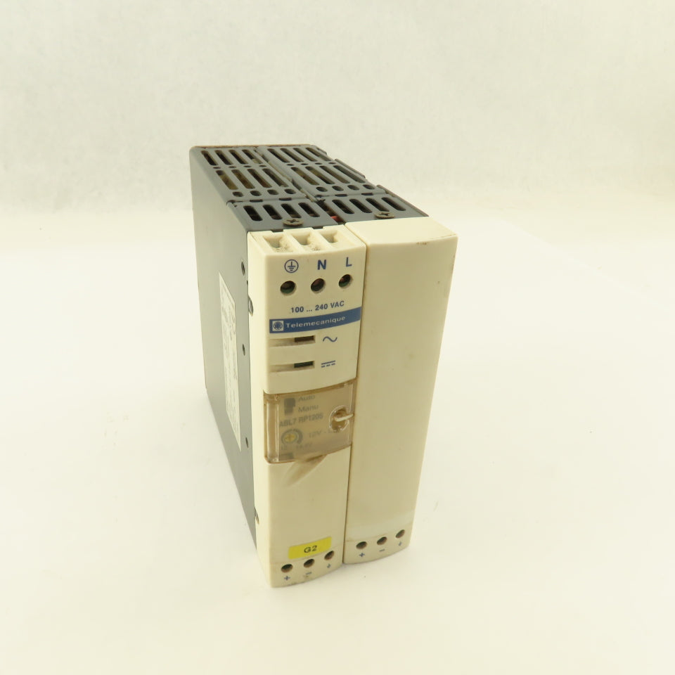 Telemecanique ABL7 RP1205 100-240VAC 50/60Hz Input Power Supply 12VDC Output