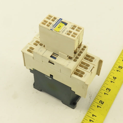 Telemecanique CAD503 LADN113 Contactor W/ Auxiliary 600V 10A 24VDC Coil