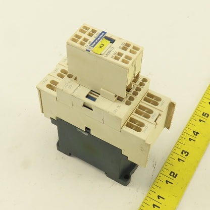 Telemecanique CAD503 LADN113 Contactor W/ Auxiliary 600V 10A 24VDC Coil