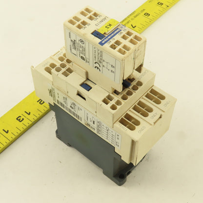 Telemecanique CAD503 LADN113 Contactor W/ Auxiliary 600V 10A 24VDC Coil