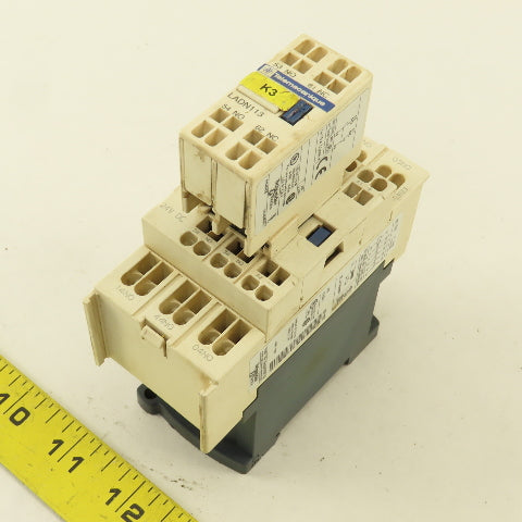 Telemecanique CAD503 LADN113 Contactor W/ Auxiliary 600V 10A 24VDC Coil