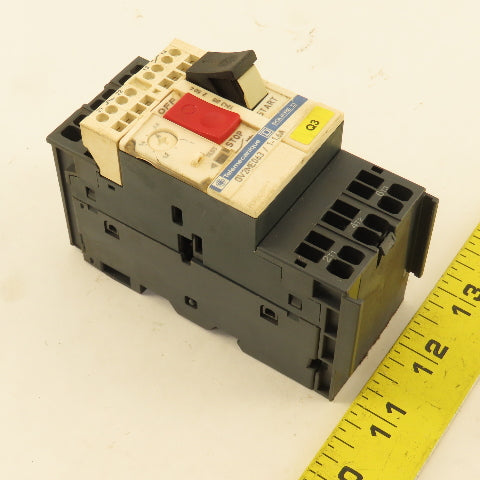 Telemecanique GV2ME-063 600V 3Ph 1Hp MAX Manual Motor Starter 1-1.6A Trip