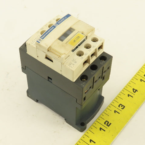 Telemecanique LC1D12 600V 7.5kW 25A MAX Contactor 24VDC Coil