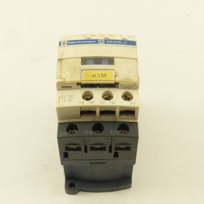Telemecanique LC1D12 600V 7.5kW 25A MAX Contactor 24VDC Coil