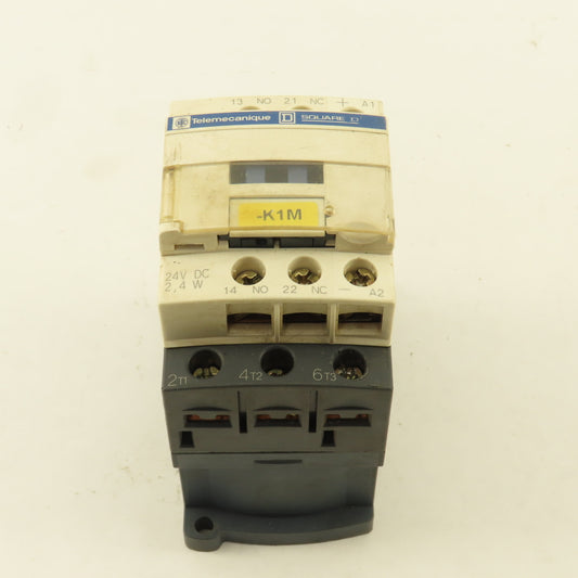 Telemecanique LC1D12 600V 7.5kW 25A MAX Contactor 24VDC Coil