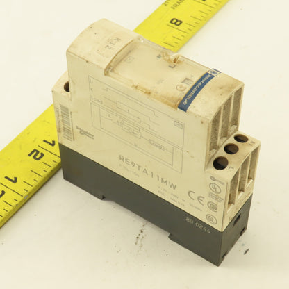 Telemecanique RE9TA11MW 240V 50/60Hz Timing Relay 0.1s-10s On Delay