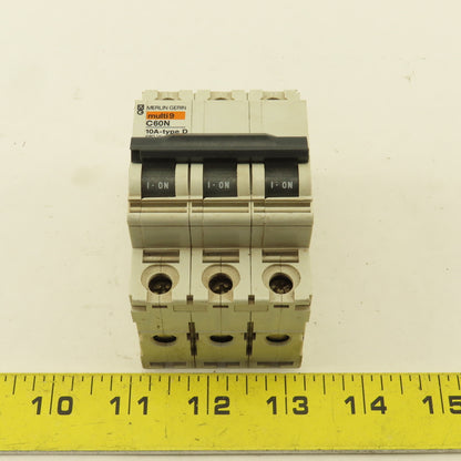 Merlin Gerin C60N Multi9 Type D 50A 25A 20A 10A Circuit Breakers Mixed Lot Of 6