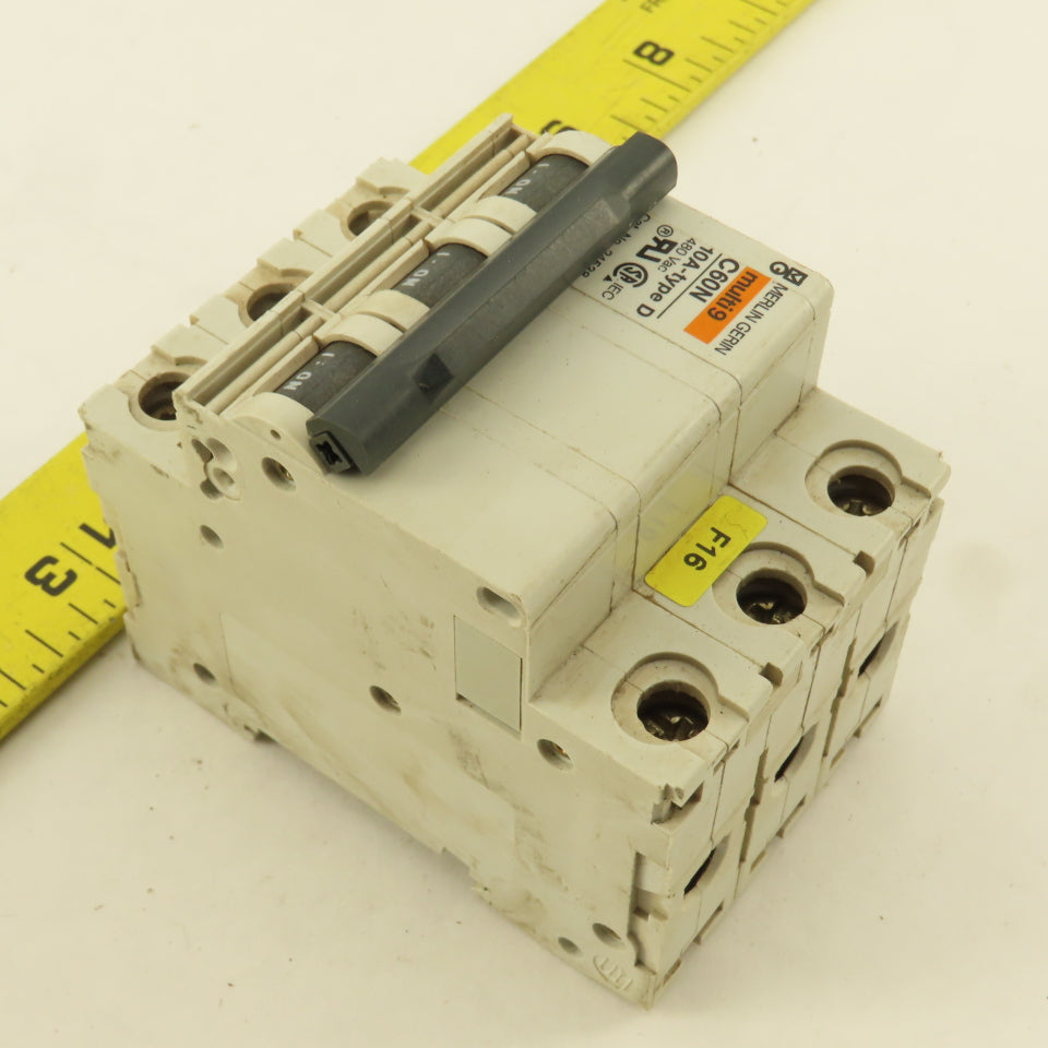 Merlin Gerin C60N Multi9 Type D 50A 25A 20A 10A Circuit Breakers Mixed Lot Of 6