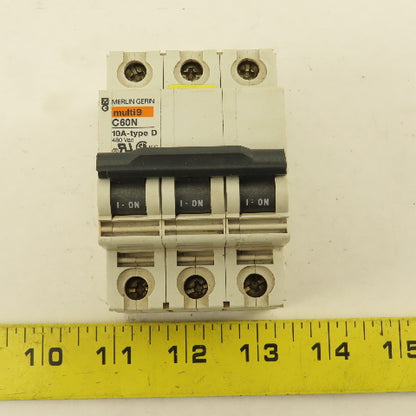 Merlin Gerin C60N Multi9 Type D 50A 25A 20A 10A Circuit Breakers Mixed Lot Of 6