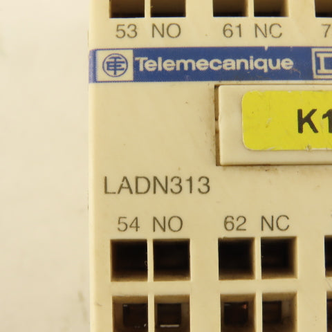 Telemecanique LADN313 Contactor Auxiliary Relay 3/NO 1/NC 10A