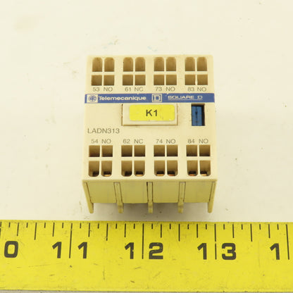 Telemecanique LADN313 Contactor Auxiliary Relay 3/NO 1/NC 10A