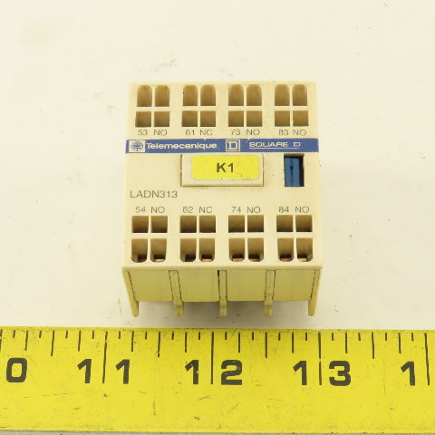 Telemecanique LADN313 Contactor Auxiliary Relay 3/NO 1/NC 10A