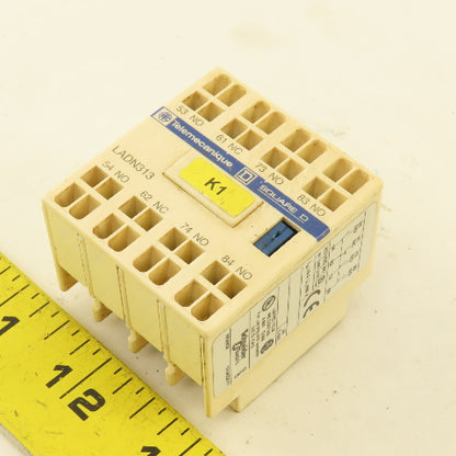 Telemecanique LADN313 Contactor Auxiliary Relay 3/NO 1/NC 10A