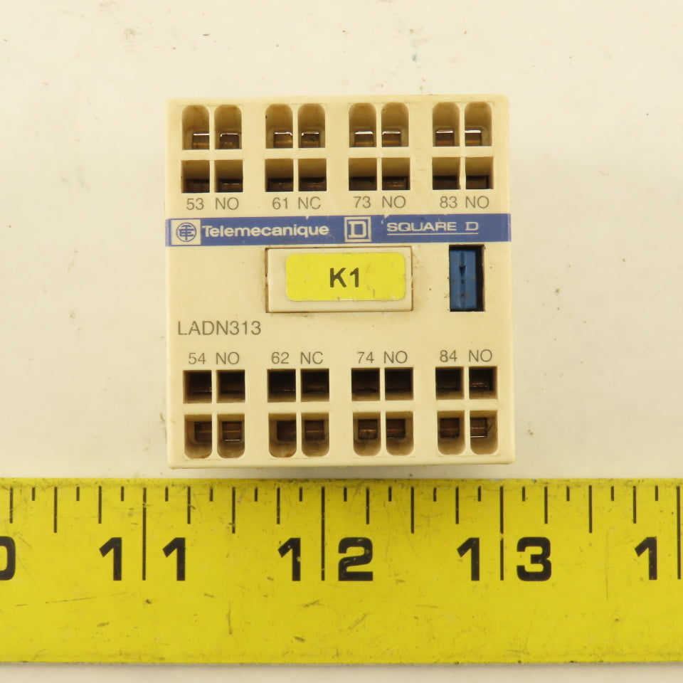 Telemecanique LADN313 Contactor Auxiliary Relay 3/NO 1/NC 10A
