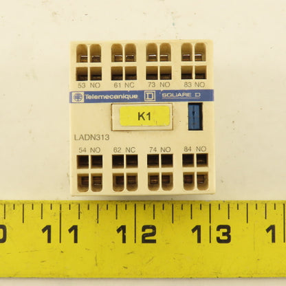 Telemecanique LADN313 Contactor Auxiliary Relay 3/NO 1/NC 10A