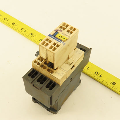 Telemecanique LC1D093 LADN023 Contactor Auxiliary 600V 7.5Hp