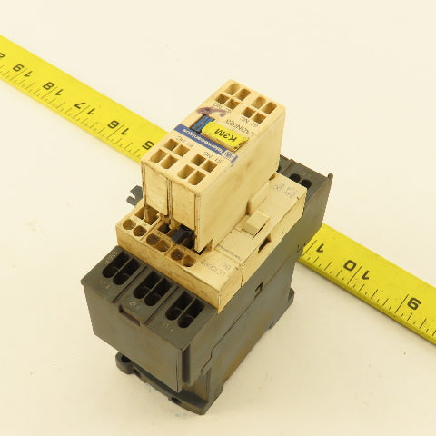 Telemecanique LC1D093 LADN023 Contactor Auxiliary 600V 7.5Hp