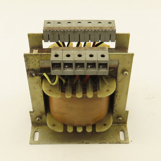 Lapp-Textima Type ET Transformer 220/240V 290VA 20-15/11V Secondary 50/60Hz 1Ph