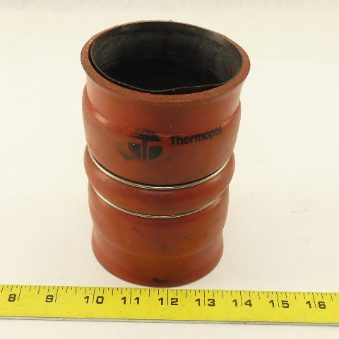 Thermopol 3-1/2" ID x 6" Silicone 6 Ply Charge Air Cooler Hose Coupling