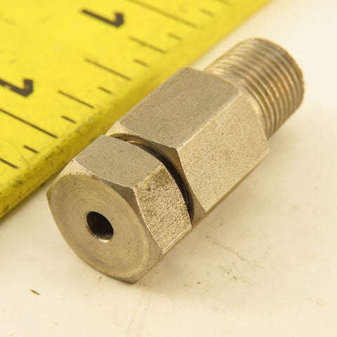 1/8" Male NPT x 1/8" Thermocouple Probe Connector Fitting
