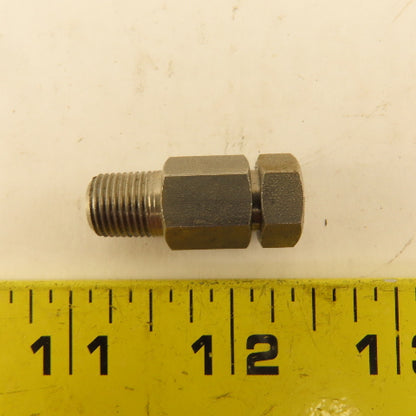 1/8" Male NPT x 1/8" Thermocouple Probe Connector Fitting