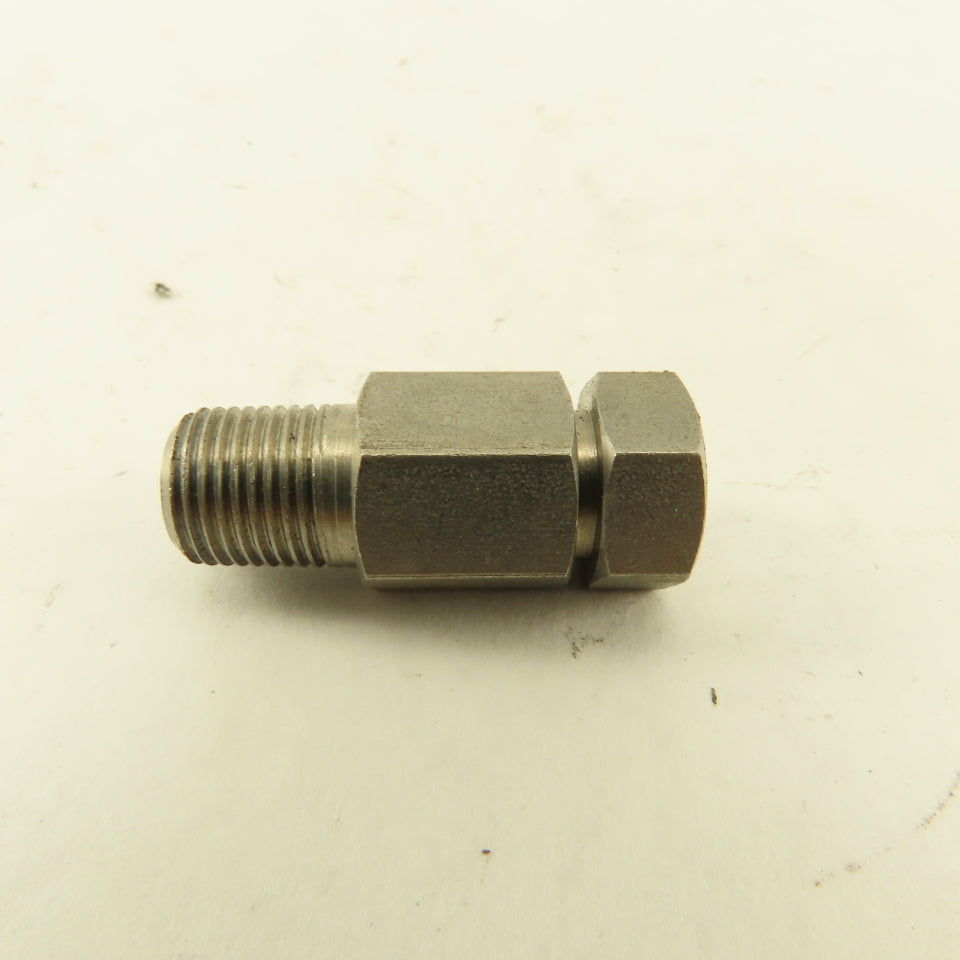 1/8" Male NPT x 1/8" Thermocouple Probe Connector Fitting