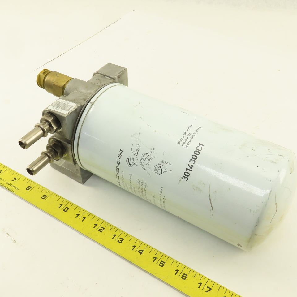 International Maxxforce Engine Spin On Fuel Filter Base Used 3014300C1 Filter