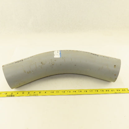 Carlon UA7AN 4" Sch 40 PVC Rigid Non Metallic Conduit 45° Elbow