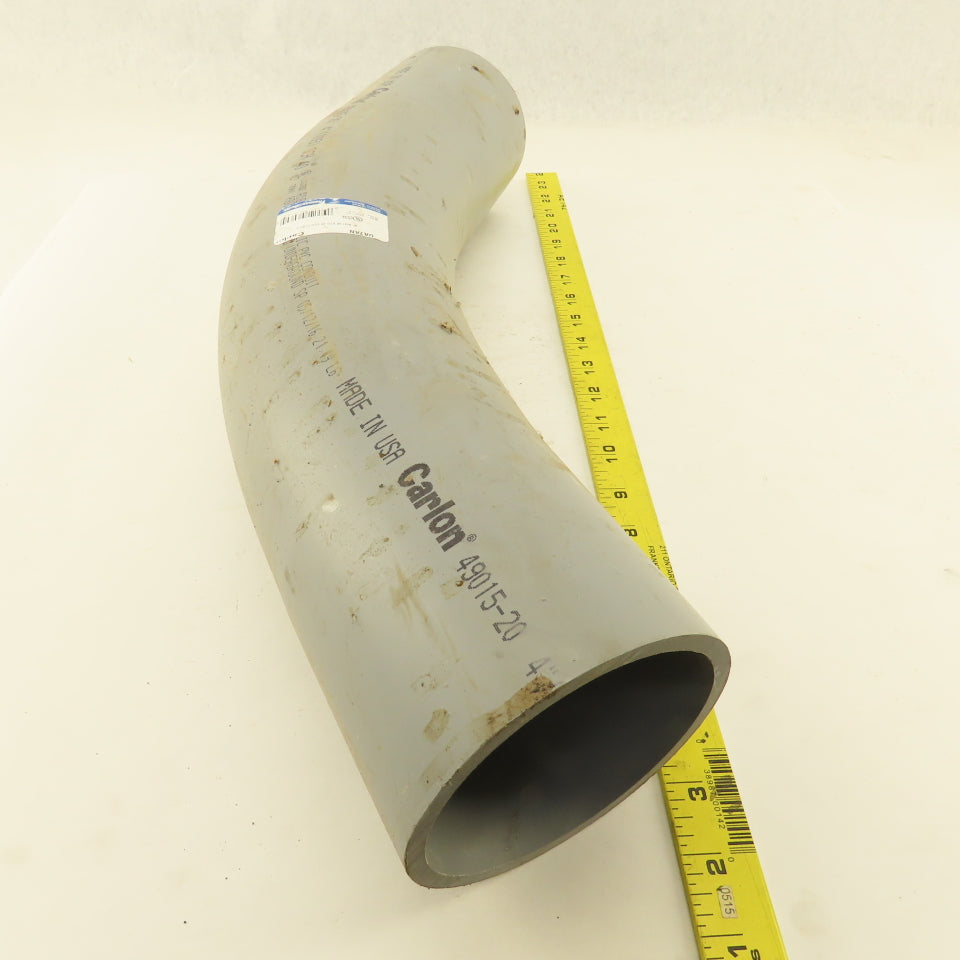 Carlon UA7AN 4" Sch 40 PVC Rigid Non Metallic Conduit 45° Elbow