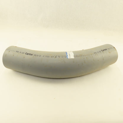 Carlon UA7AN 4" Sch 40 PVC Rigid Non Metallic Conduit 45° Elbow