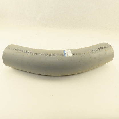 Carlon UA7AN 4" Sch 40 PVC Rigid Non Metallic Conduit 45° Elbow