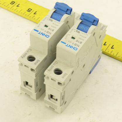 Chint NB1-63 B16 16A Single Pole Circuit Breaker 277V Lot Of 2