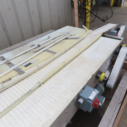 39-1/2" Wide Custom Stainless Steel Merging Belt 208-230/460V