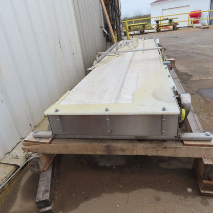 39-1/2" Wide Custom Stainless Steel Merging Belt 208-230/460V