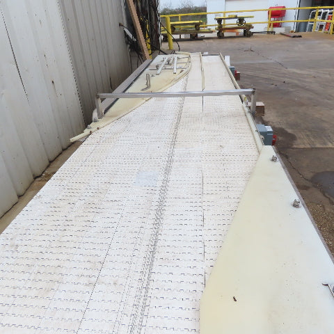 39-1/2" Wide Custom Stainless Steel Merging Belt 208-230/460V