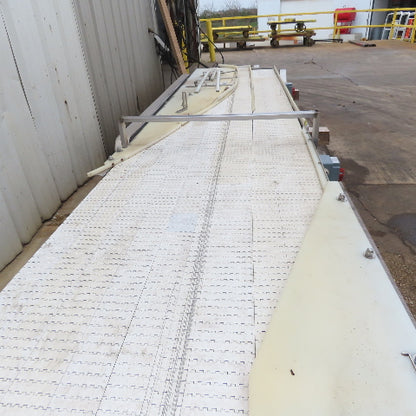 39-1/2" Wide Custom Stainless Steel Merging Belt 208-230/460V
