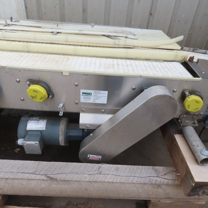 39-1/2" Wide Custom Stainless Steel Merging Belt 208-230/460V
