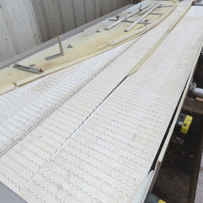 39-1/2" Wide Custom Stainless Steel Merging Belt 208-230/460V