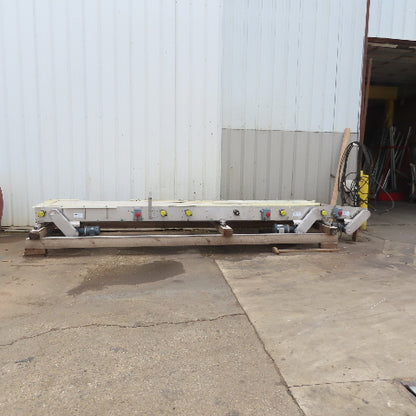 39-1/2" Wide Custom Stainless Steel Merging Belt 208-230/460V